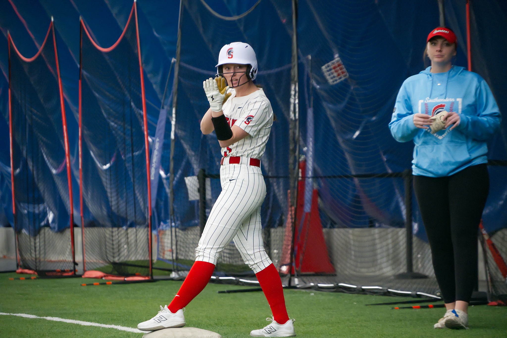 Spartans Sweep Ellsworth in Home Softball Doubleheader