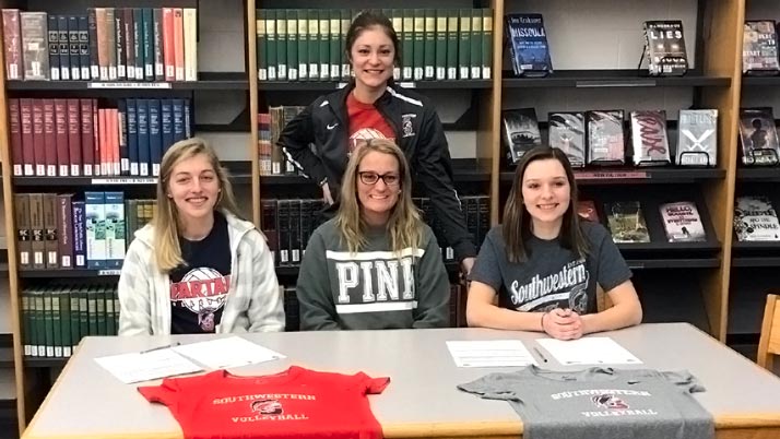 Southwestern Volleyball Inks Duo From Illinois