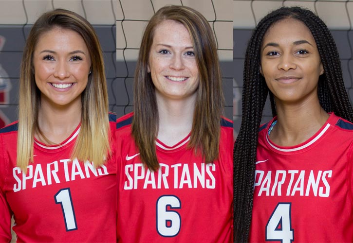 L to R: Ashley Kopplin, Sydney Maynes, and Jada Perkins