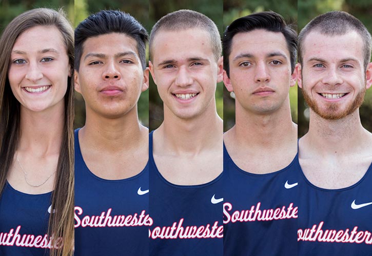 Heather Jessen, Jalen Two Leggins, Shane Breheny, Kevin Dietrich, and Nathan Bradley